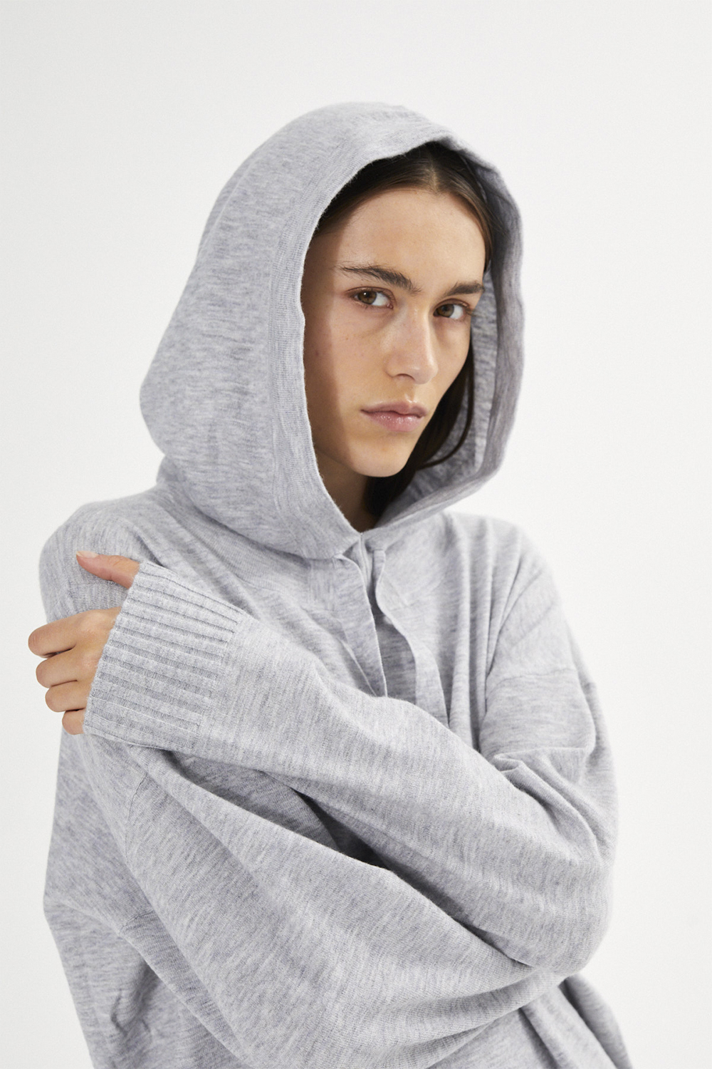 Knit Lounge Over Size Hoodie Hele