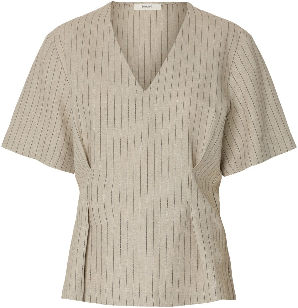 Slfmariam SS Linen Blend TOP B