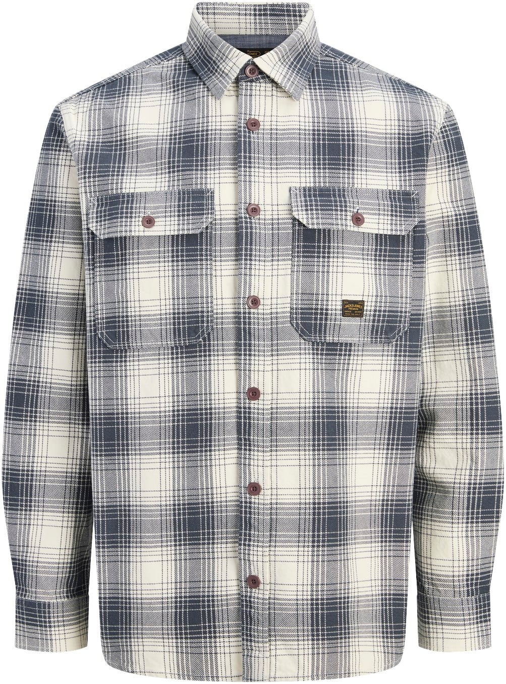 Jprbluivy Check L/S Overshirt SN