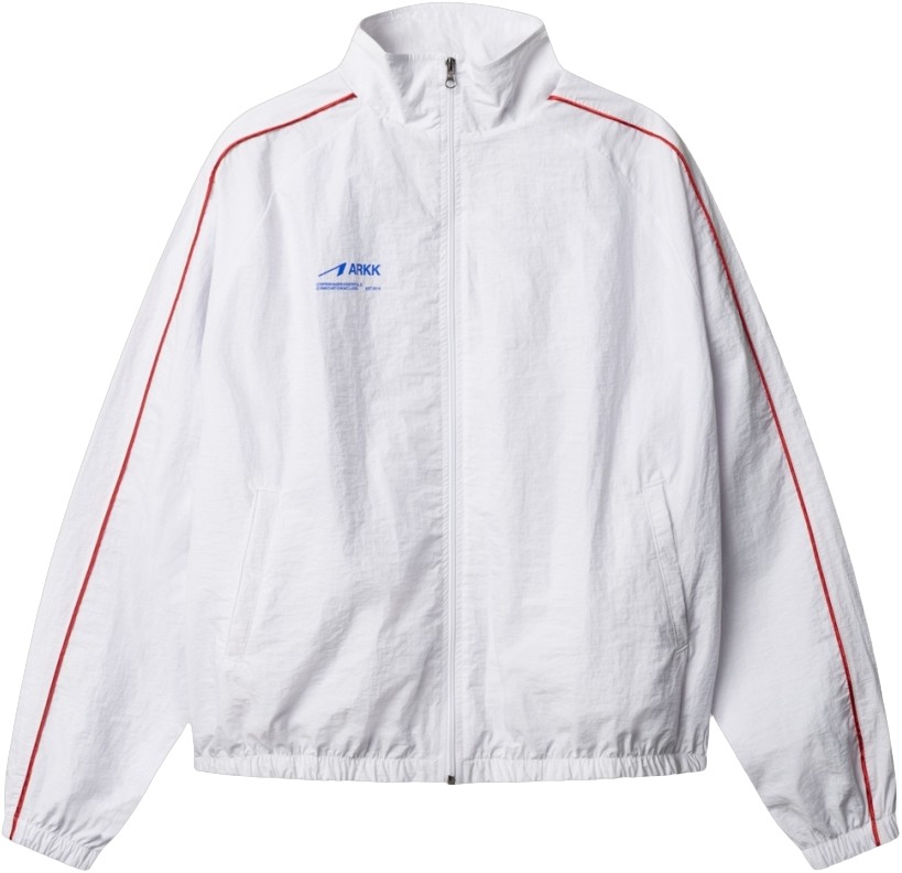 Arkk CPH Track Jacket Off White Cherry Solid Blue