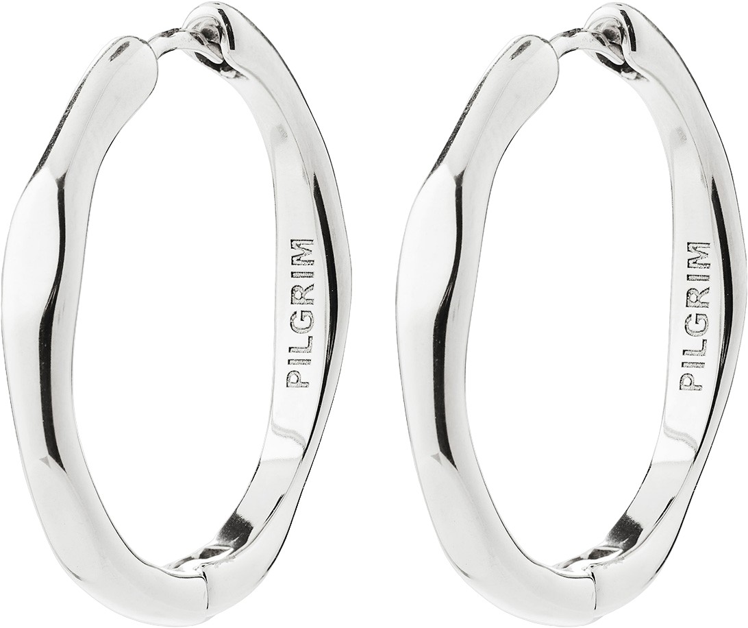 Inner Hoop Earrings Silverplated