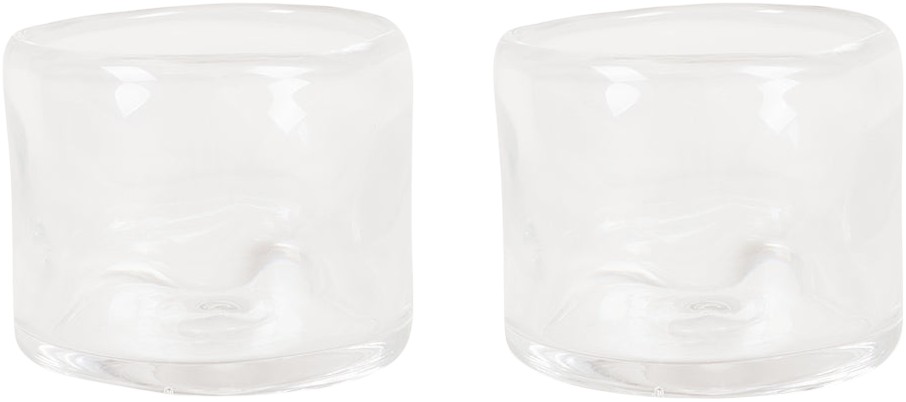 0405 Glass Set of Two | Clear | Wide