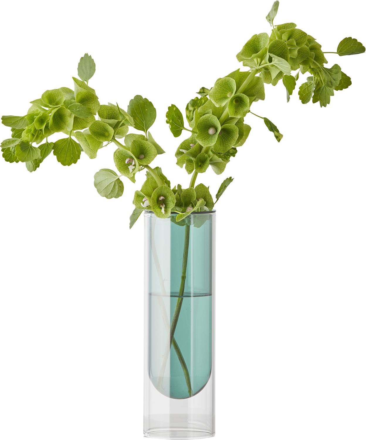 Flower Tube, Tall Tube, Cyan, 65200c