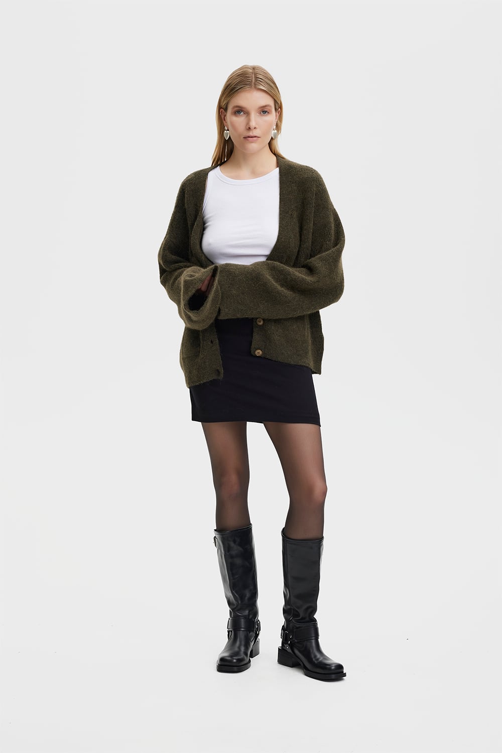 Alphagz Button Cardigan Noos