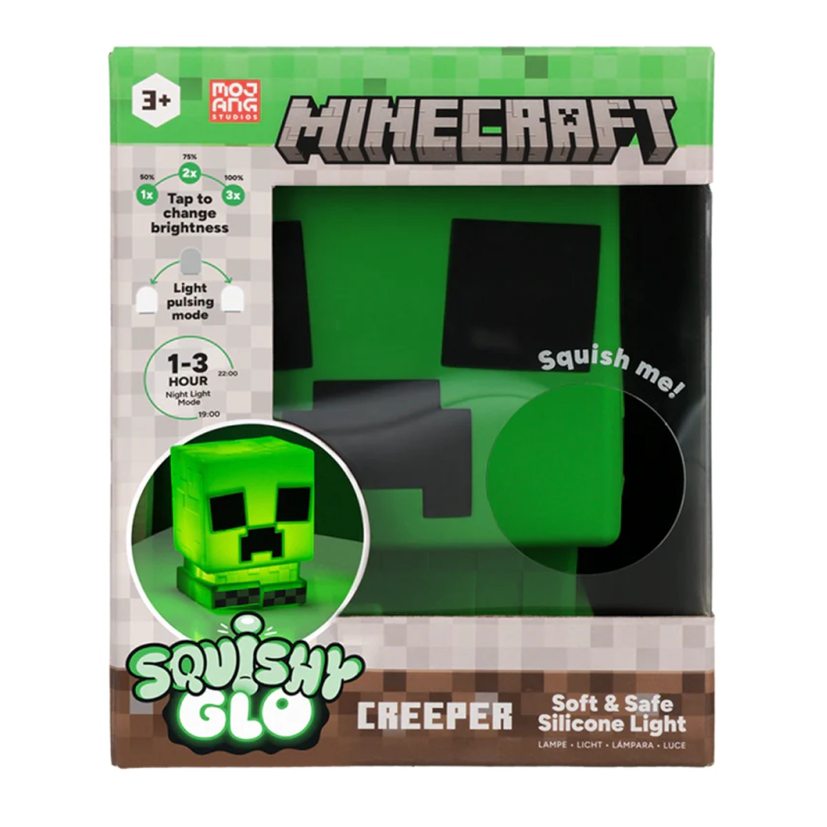 Creeper Squishyglo Silicone Lampe