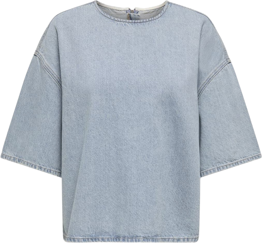 Onlbarbara S/s Dnm Shirt Azg