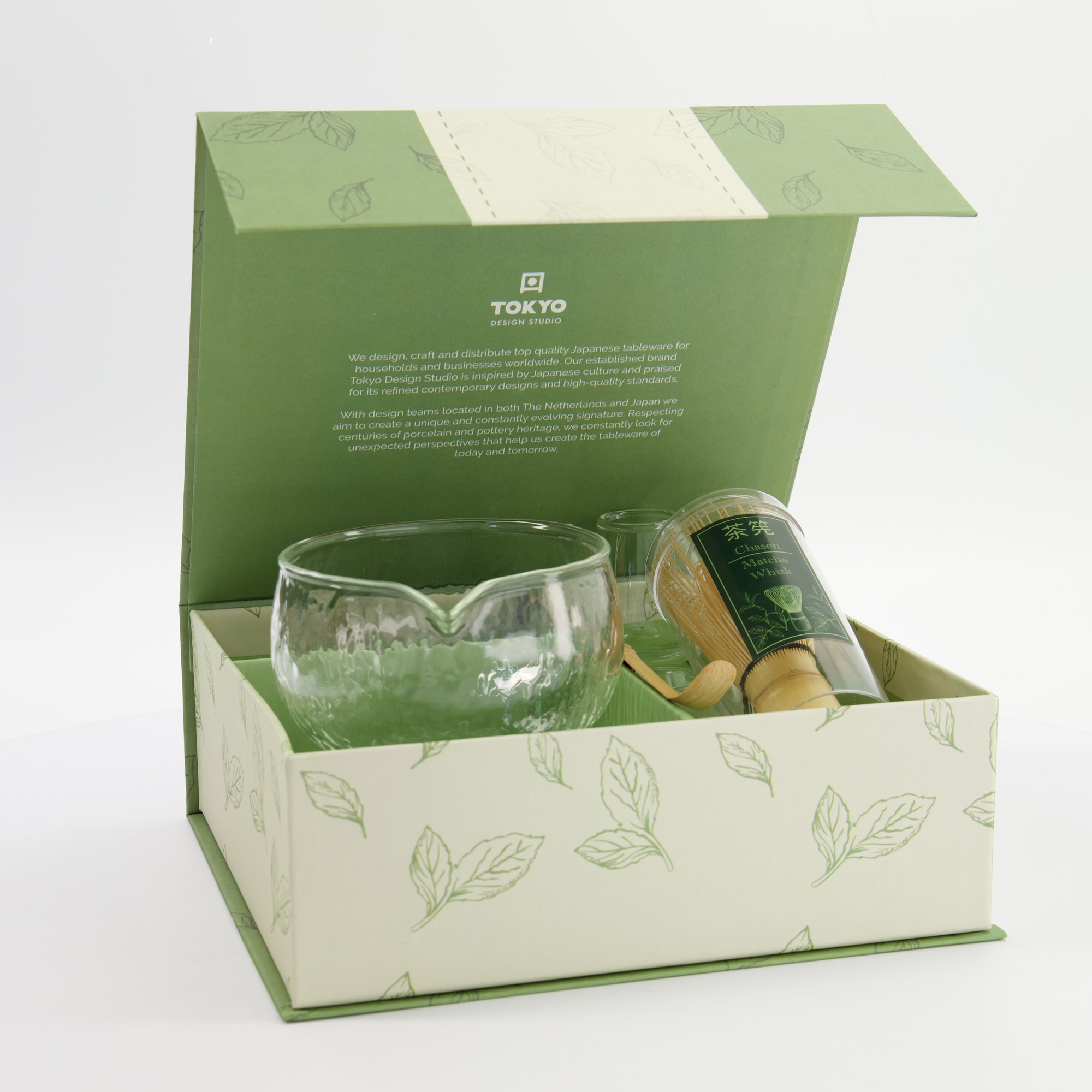 Matcha Giftset Glass 12.5x7.5cm 4pcs 37203 1/12