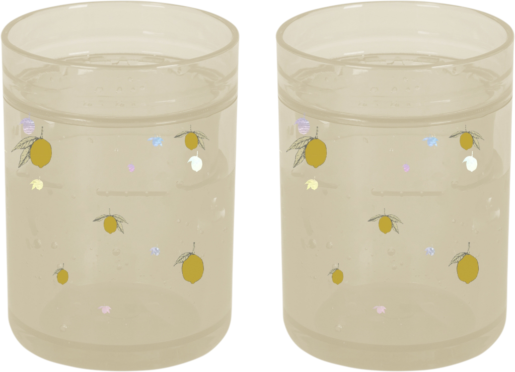 2 Pack Glitter Cups