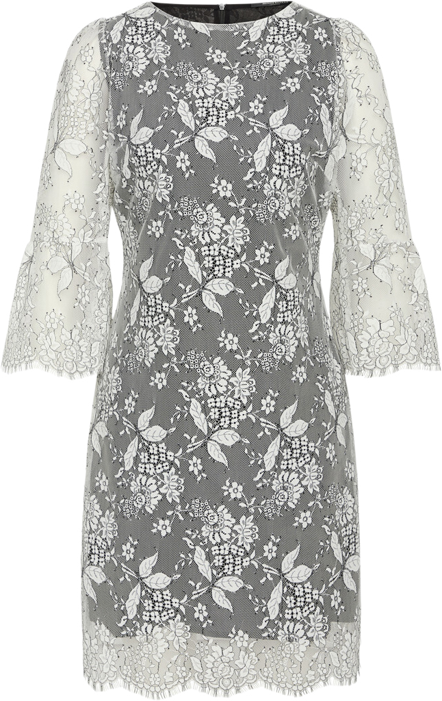 Tuberosabbmajah Dress Bruuns Bazaar Hvid Blondekjole 40