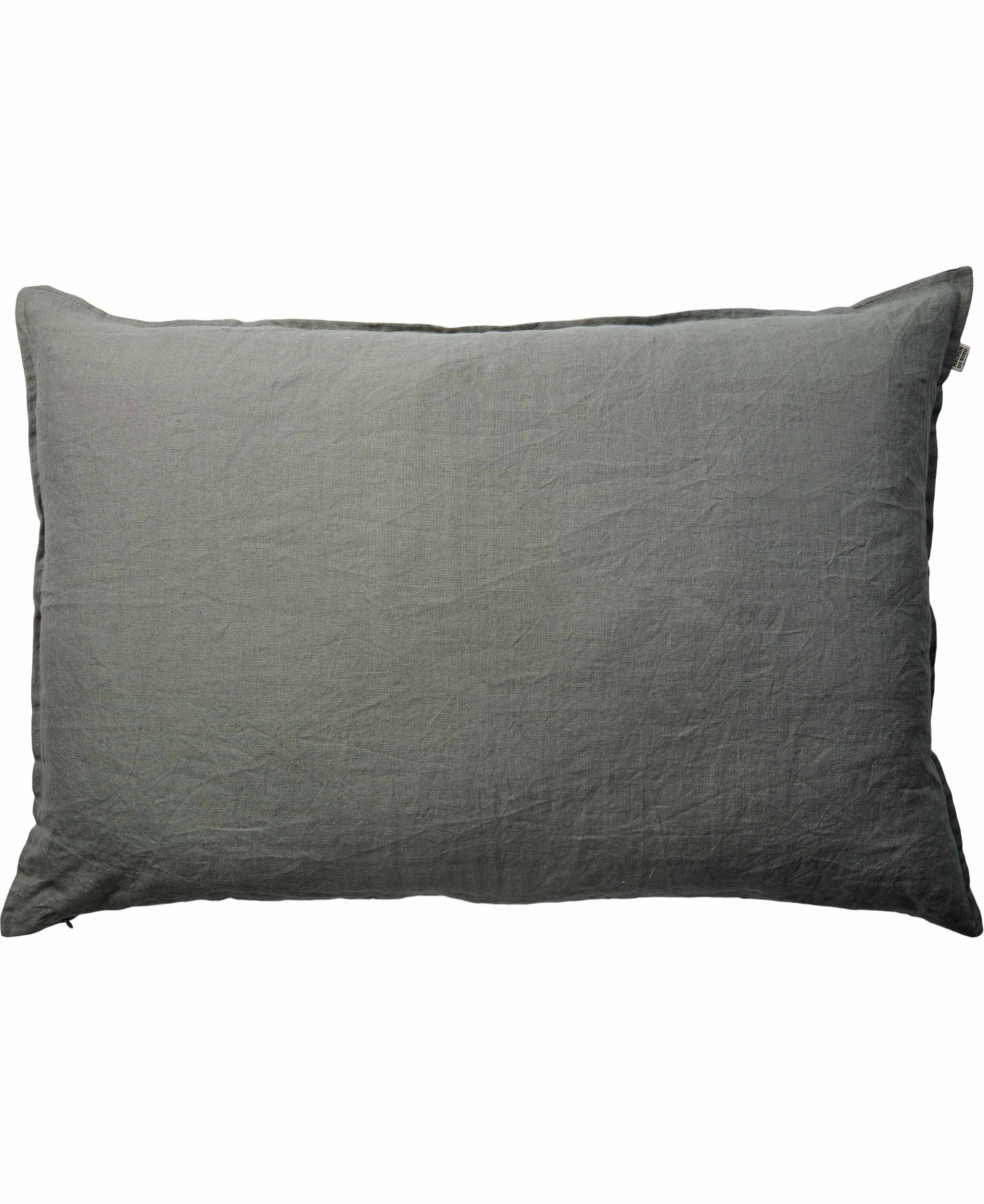 Hør Vasket Pude 60x90 Shadow