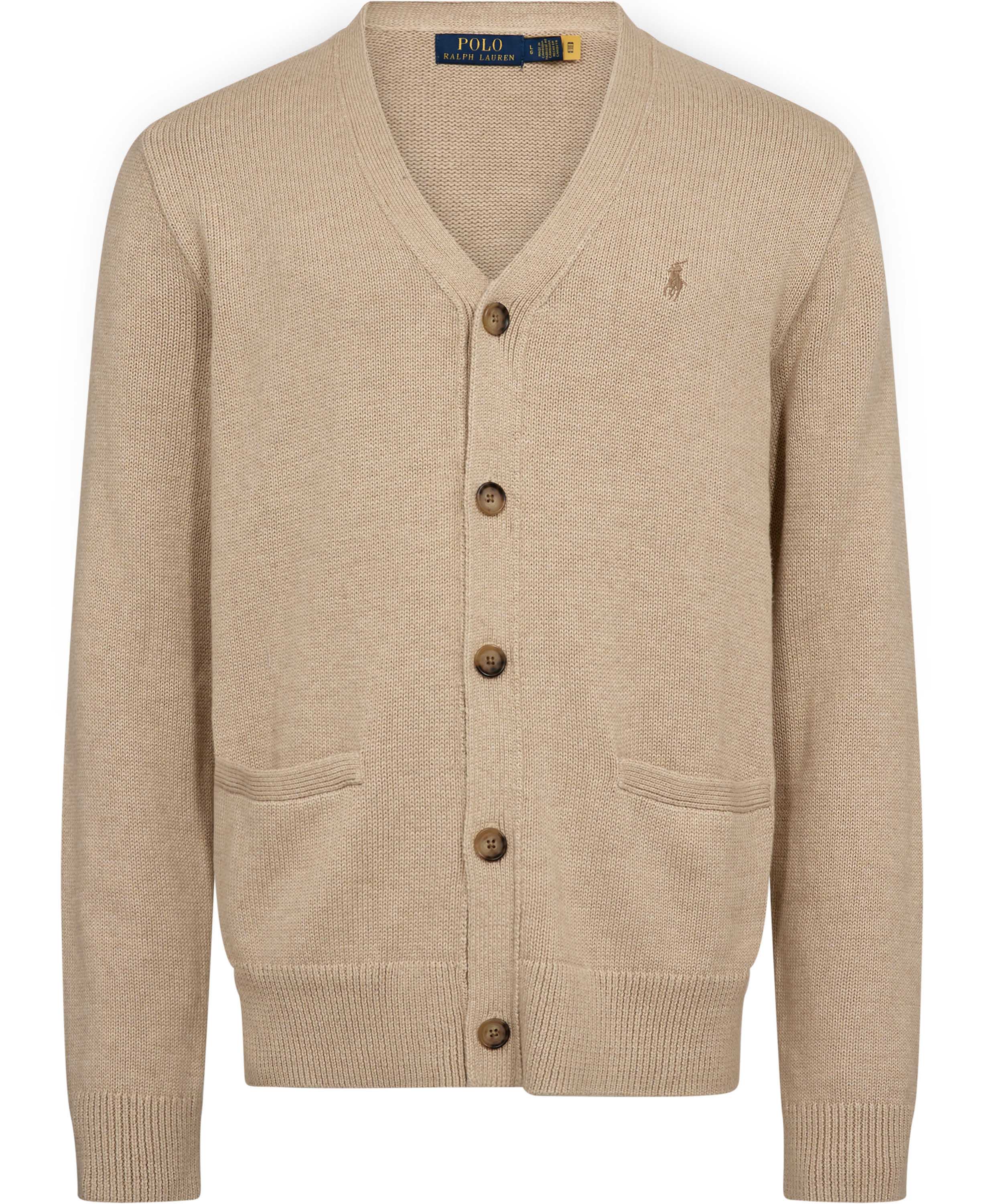 Cotton Vneck Cardigan