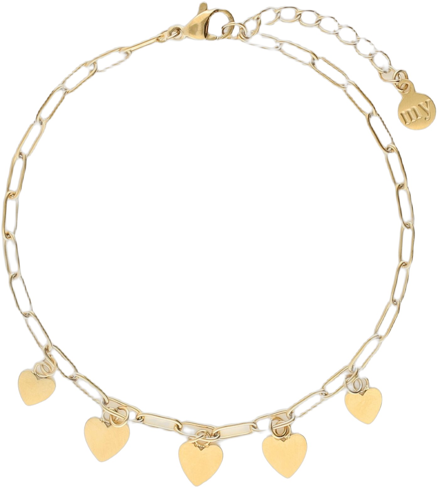 Bracelet Chain Fine Hearts