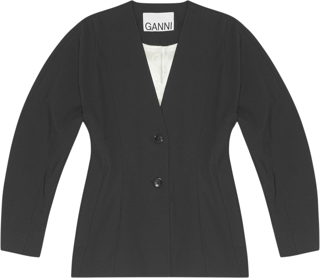 Drapey Melange Fitted Shaped Sleeve