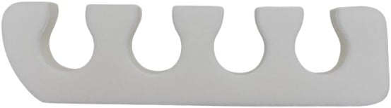 Toe Separator, Soft, EVA, White