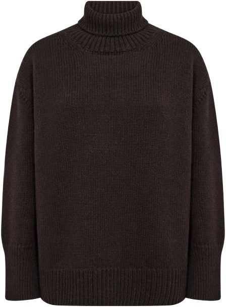 Lrperle 3 Pullover Mørk Brun