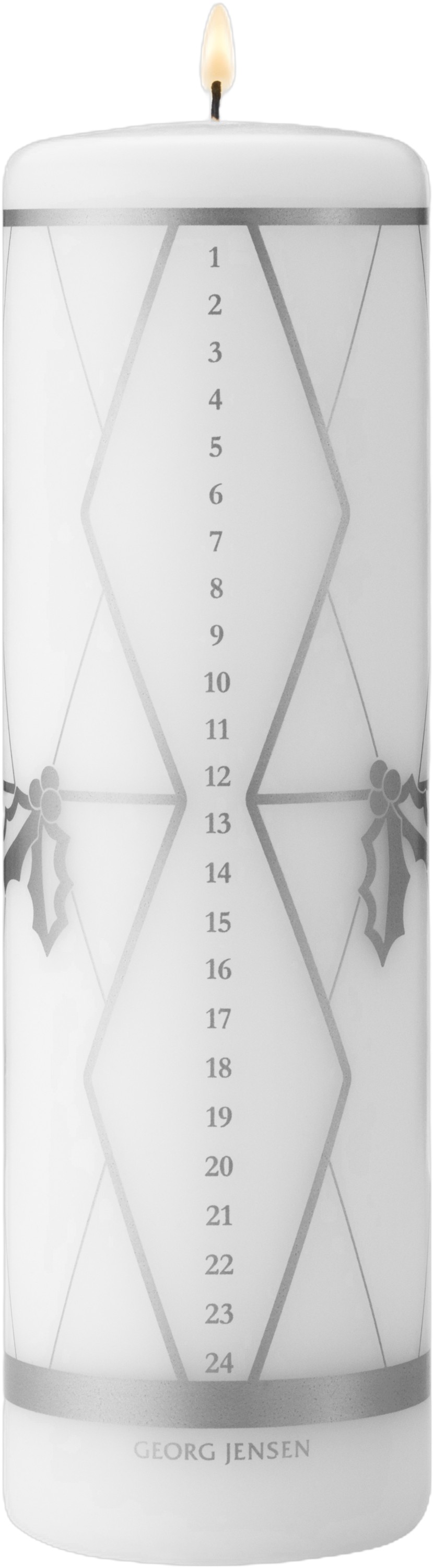 CC 2026 Calender Candle Silver Print