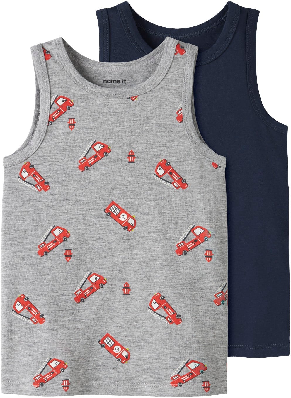 Nmmtank TOP 2P Grey Firetruck Noos