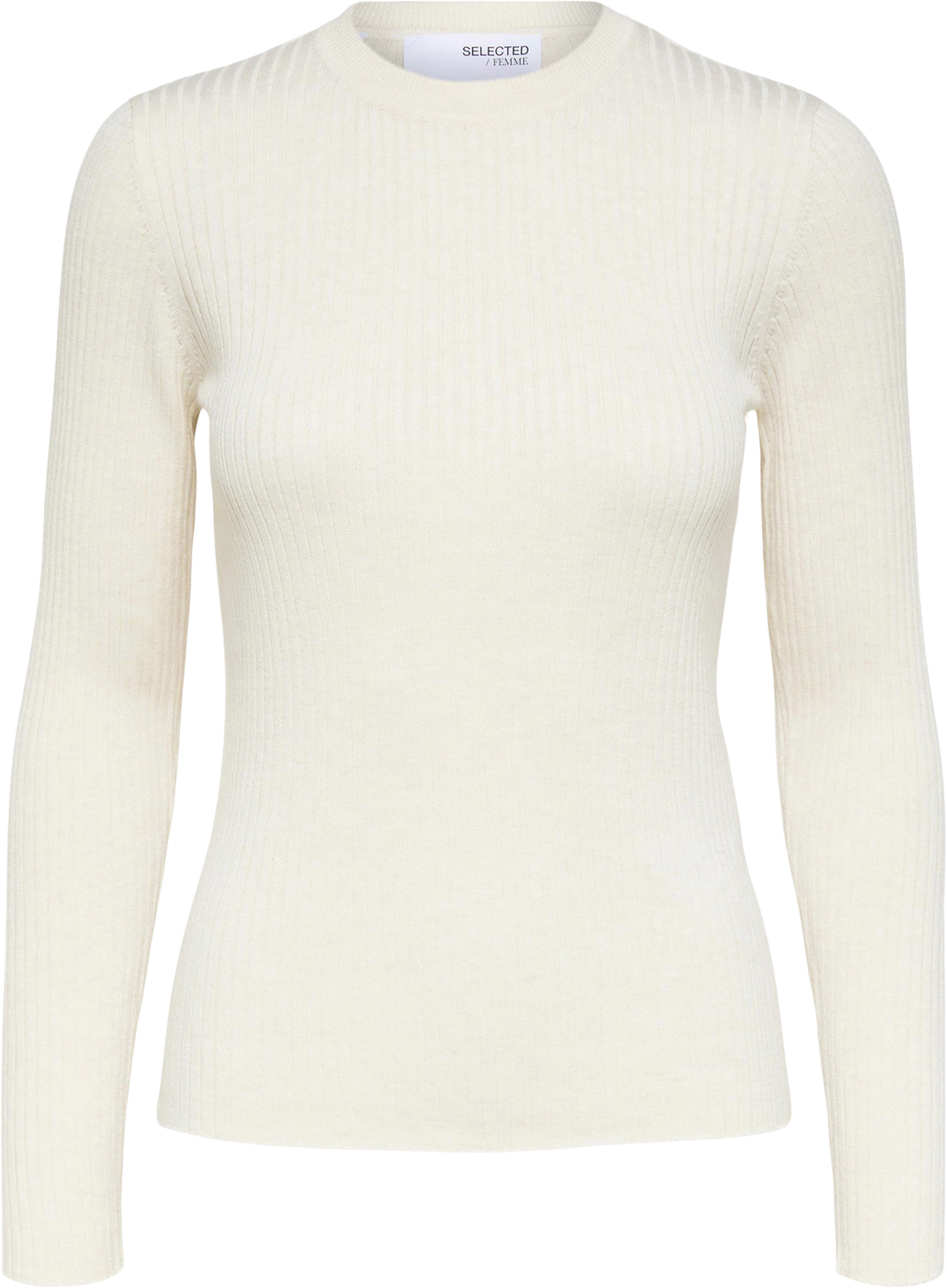 Slflydia NEW RIB LS Knit Oneck B