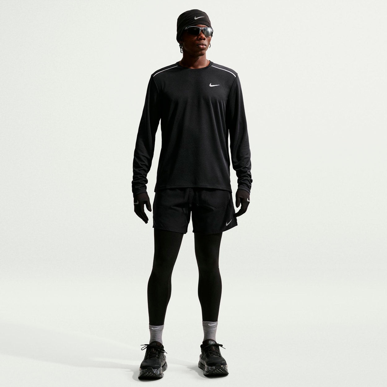 Miler Drifit UV Langærmet Løbe T-shirt