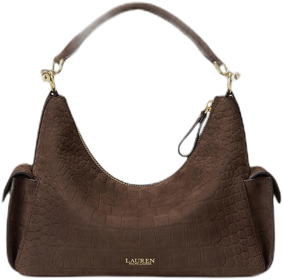 Crocembossed Small Blaike Shoulder Bag
