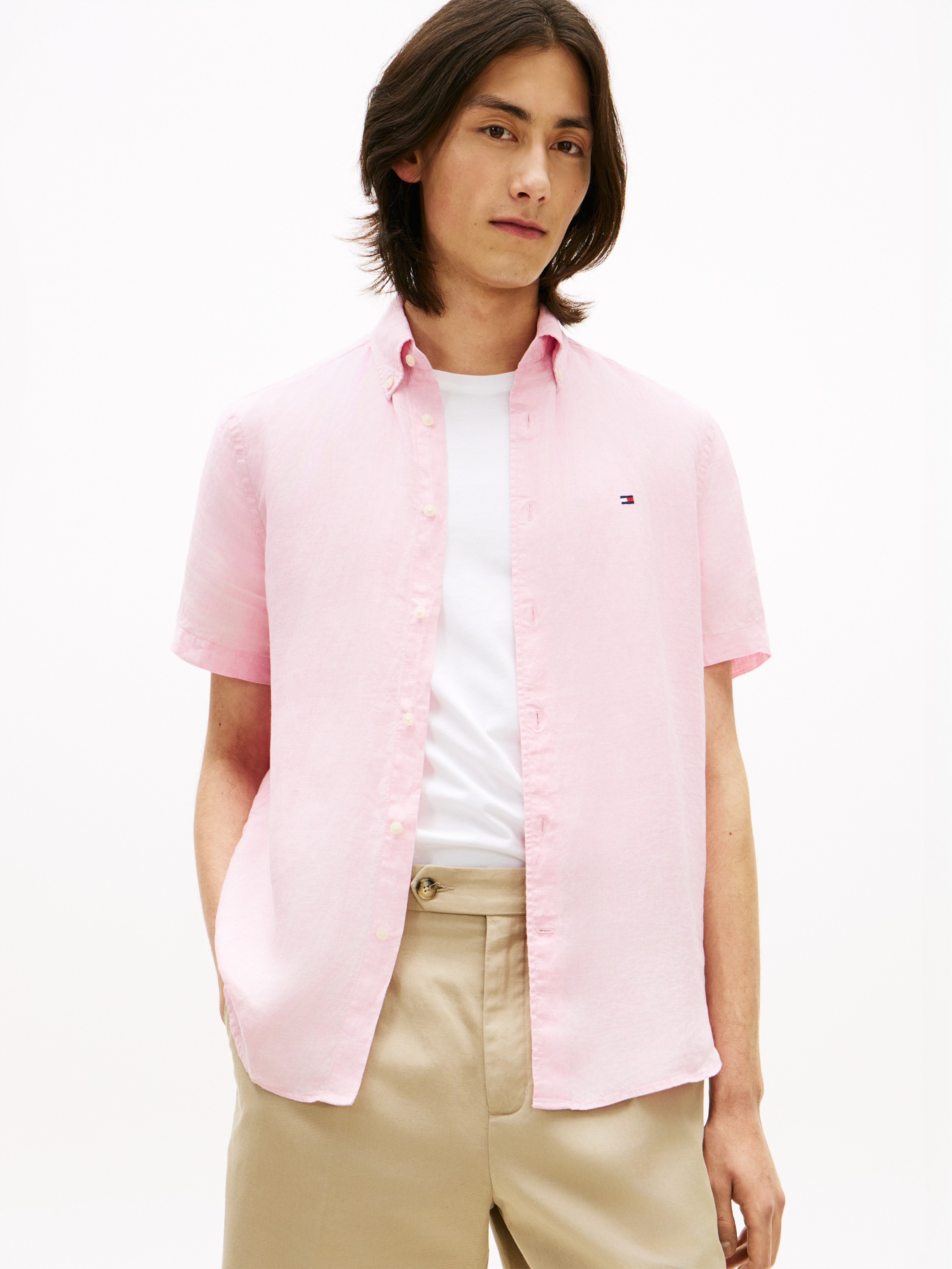 Pigment Dyed Linen RF Shirt S/S