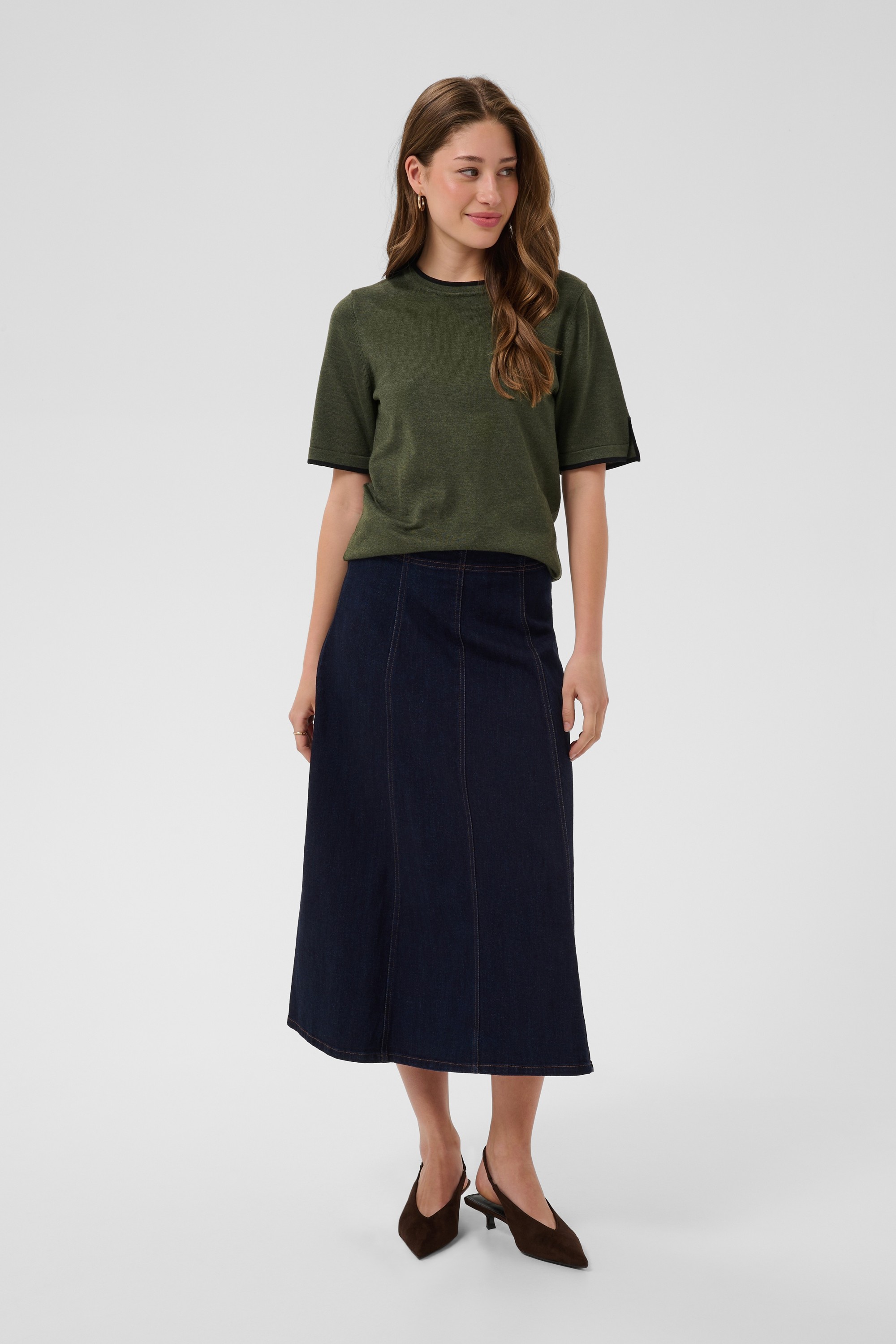 Milasz Contrast Stripe SS Pullover