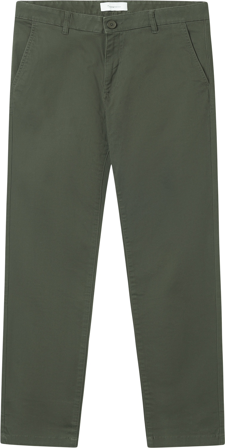 Luca Slim Twill Chino Pants Gots Vegan