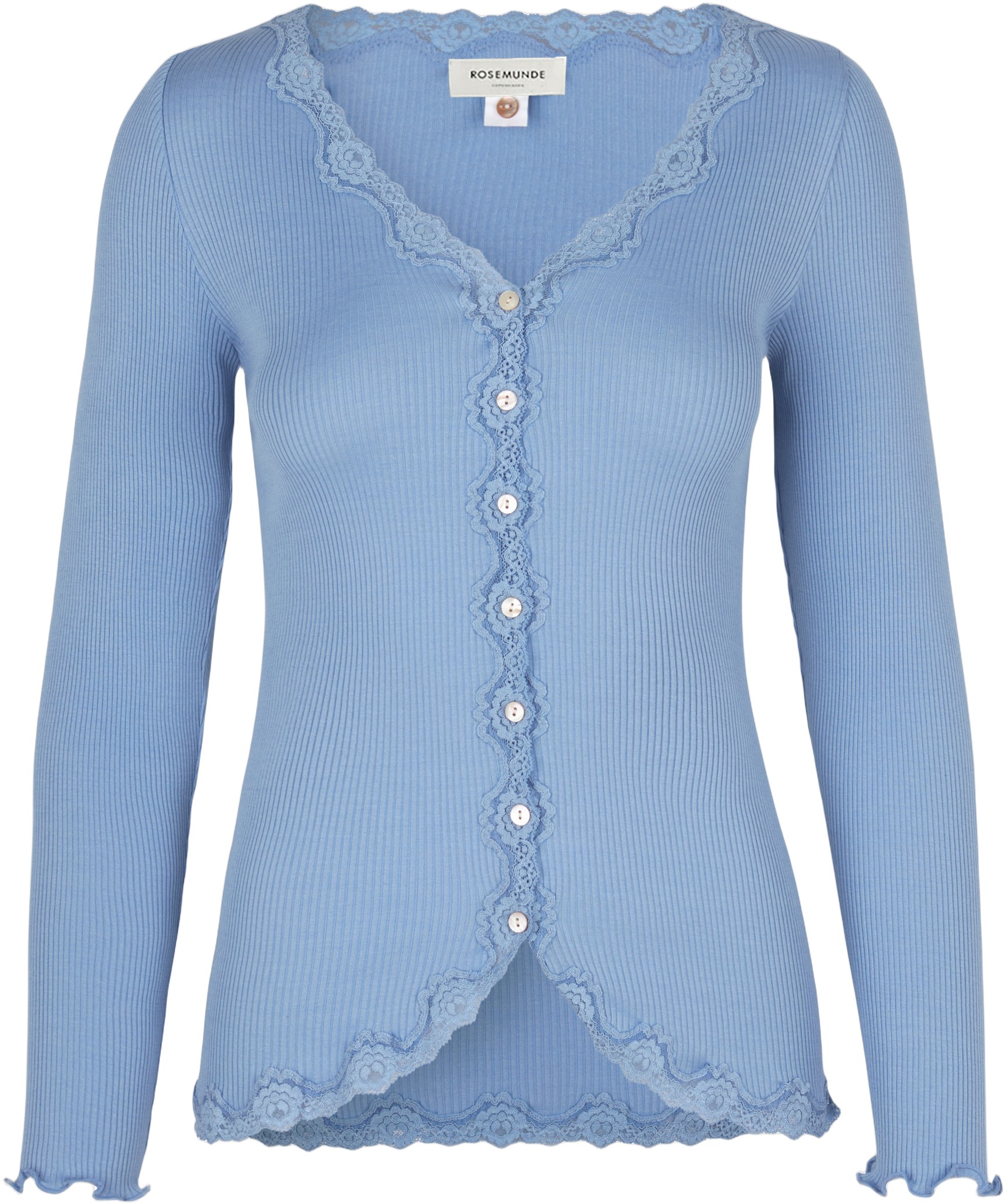 Silk Cardigan Regular ls W/rev Vintage Lace