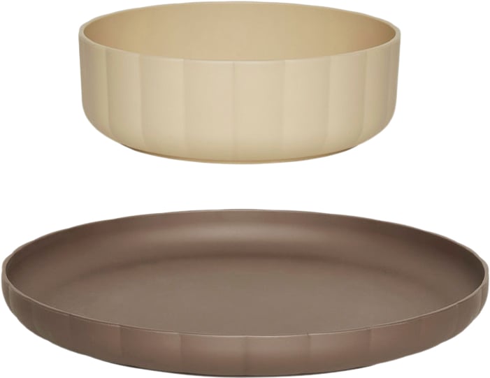 Pullo Tallerken & Skål Sæt af 2