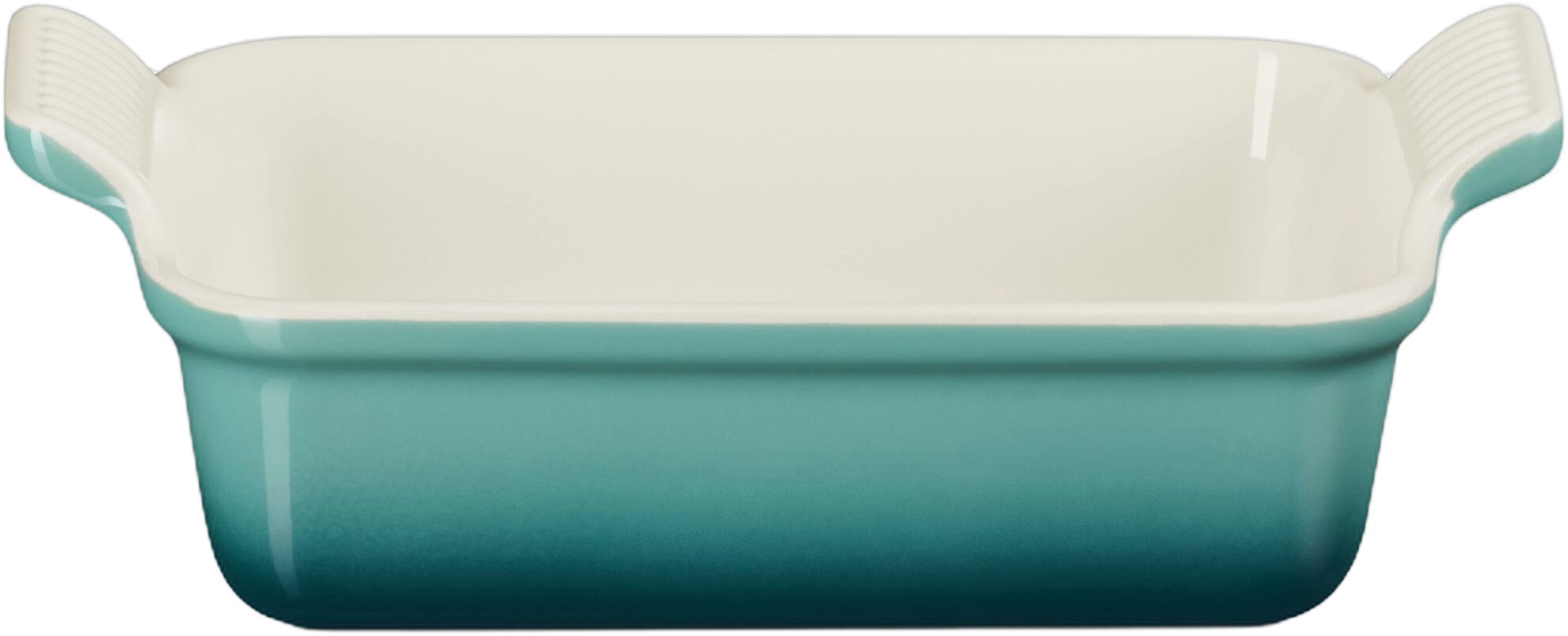 Le Creuset Signature Stentøj Heritage Rektangulært fad 19cm Bleu Rivie