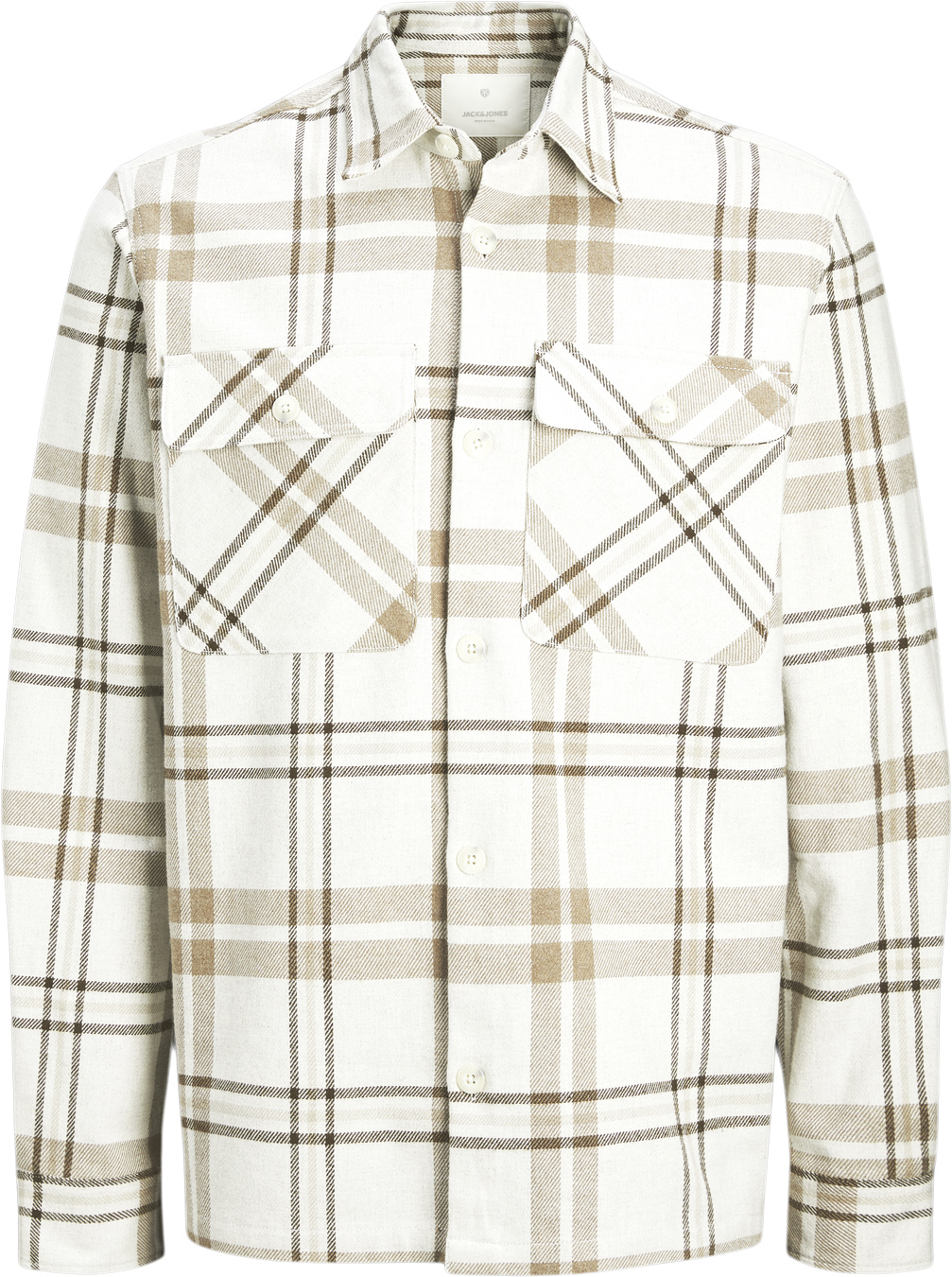 Jprraymond Melange Check Overshi