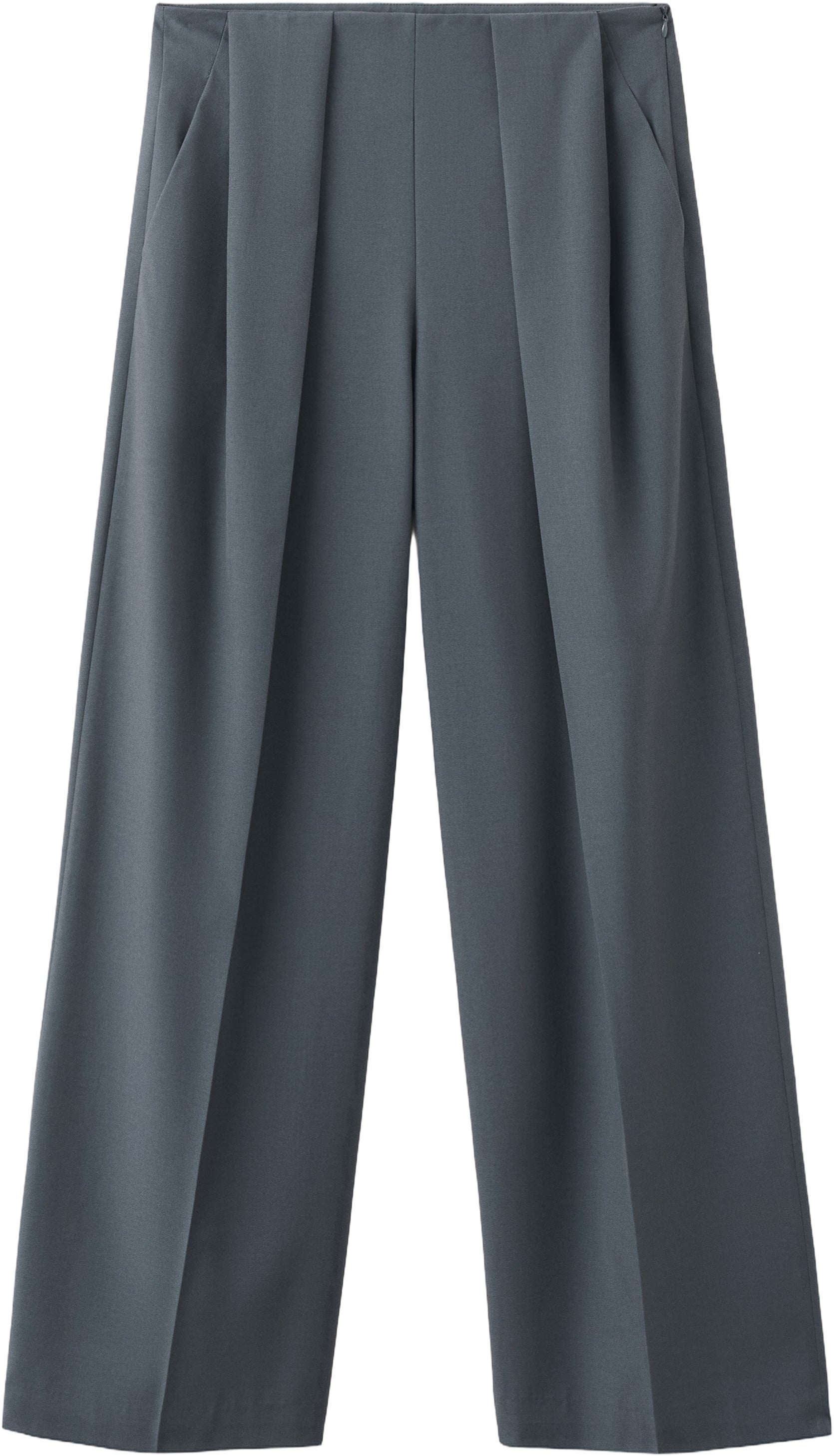 Straightfit Pleated Trousers