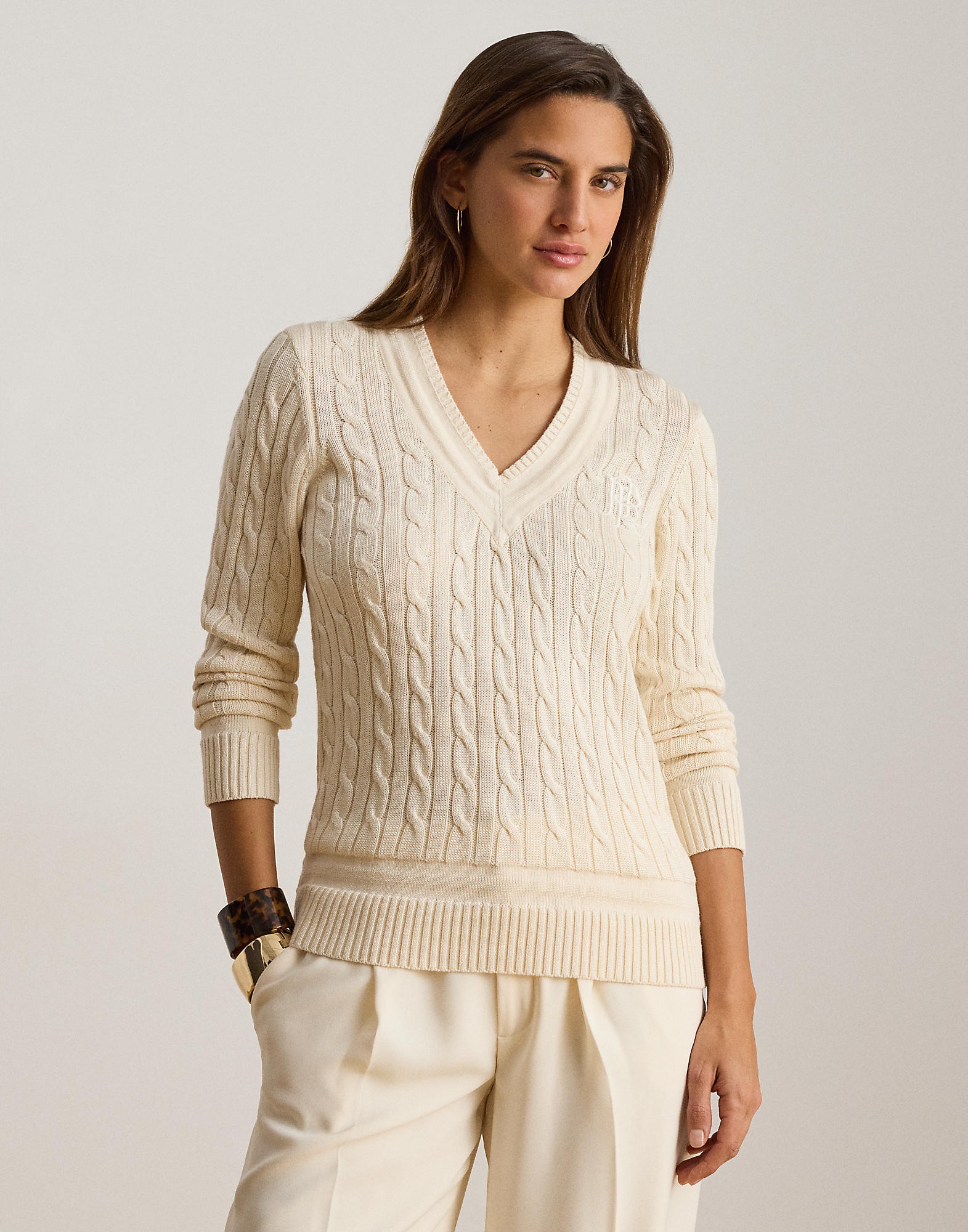 Cableknit Cricket Sweater