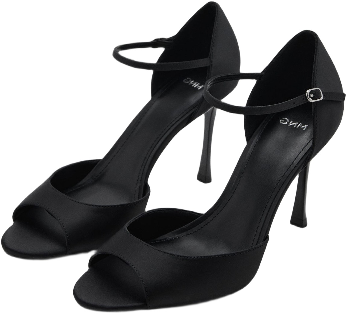 Satin Highheeled Sandal