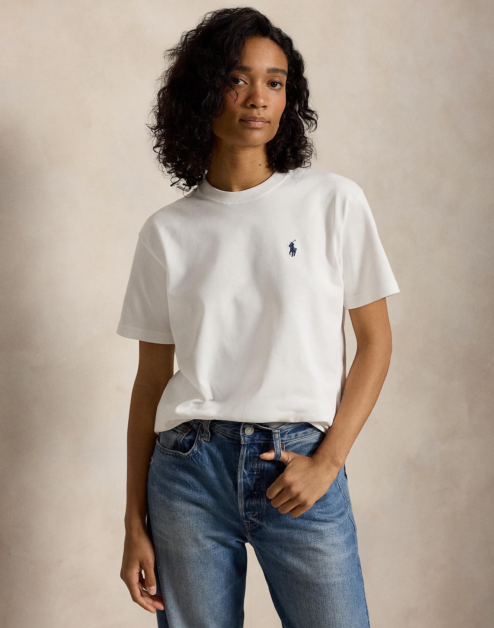 Relaxed Fit Cotton Jersey Tee - DKK 627 - Spar 30%
