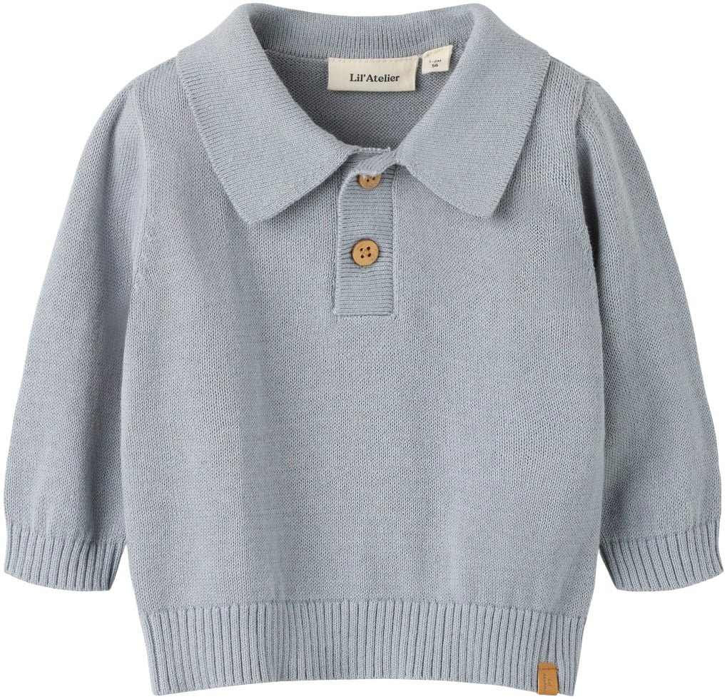 Nbmhitos Loose LS Polo Knit LIL