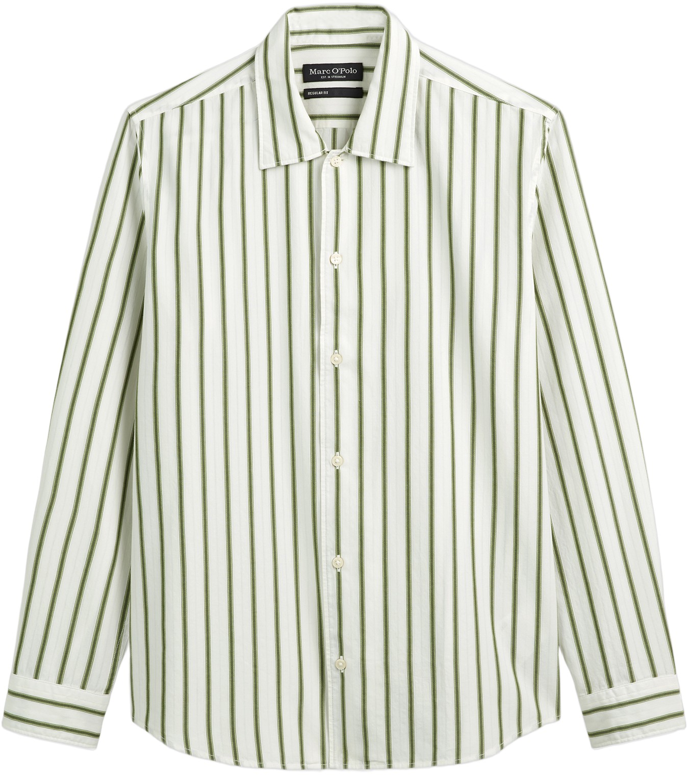 Camp Collar, Long Sleeve, Round hem