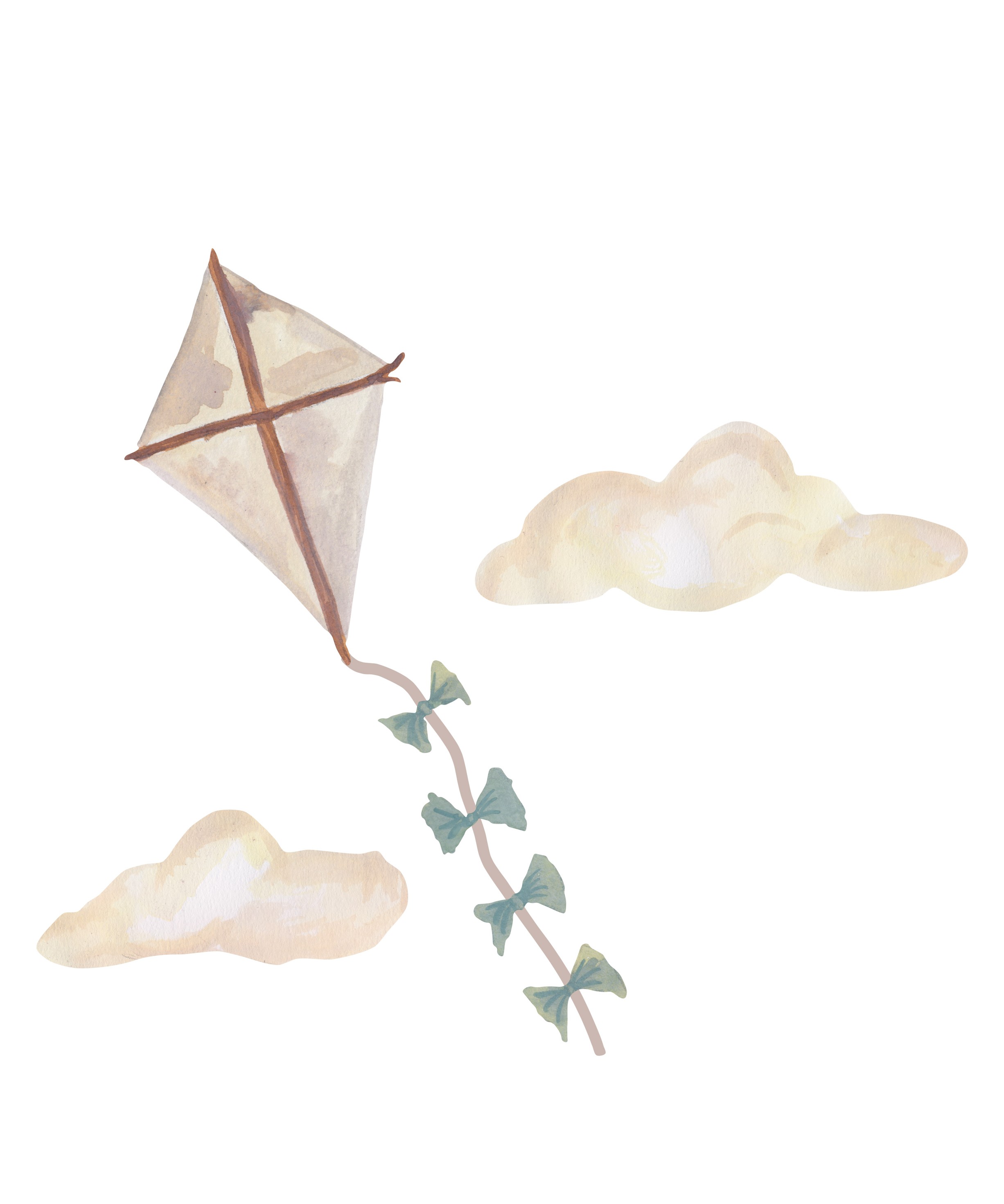 Wallsticker Drage, Lille