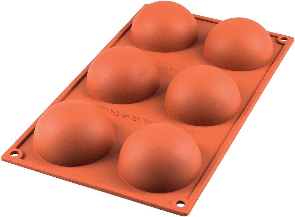 Halvkugleform 6pcs Ø70 H35