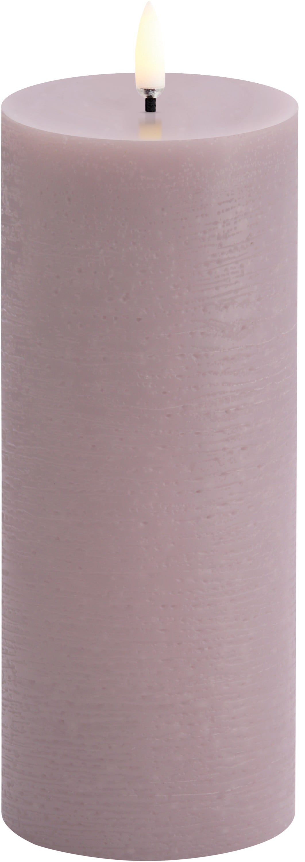 LED Pillar Candle, Light Lavender, Rustic, 7,8 x 20,3 cm 4/2 - DKK 175 - Spar 20%