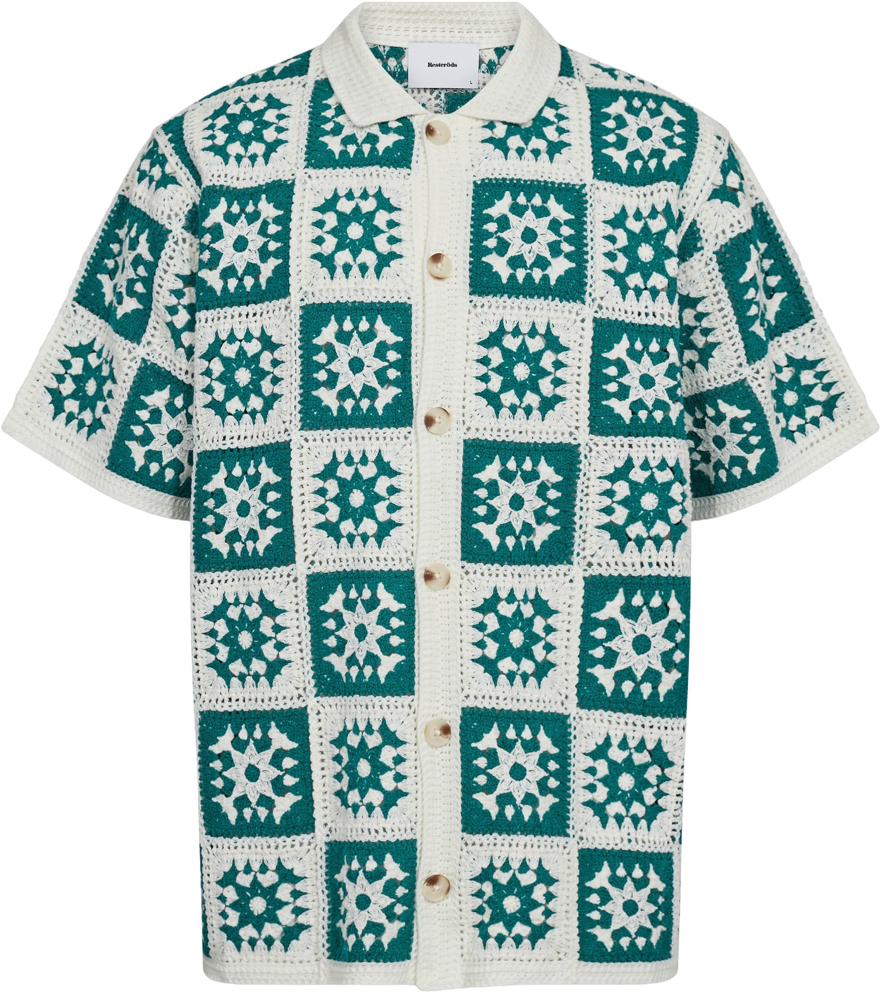 Leon Chrochet SS Shirt - Køb til DKK 325 - Spar 49%