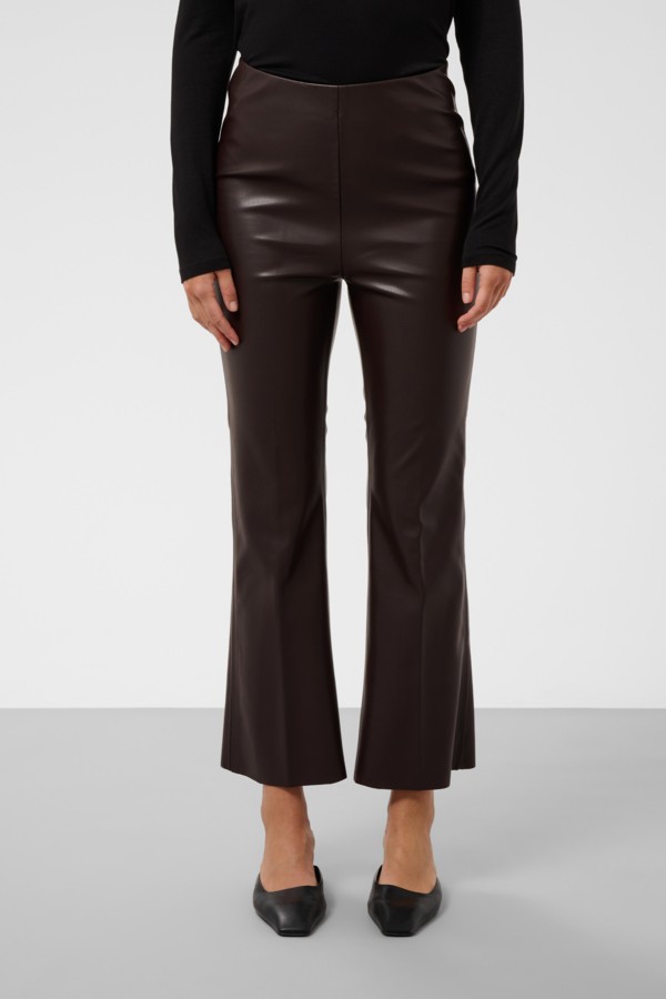 Slkaylee PU Kickflare Pants