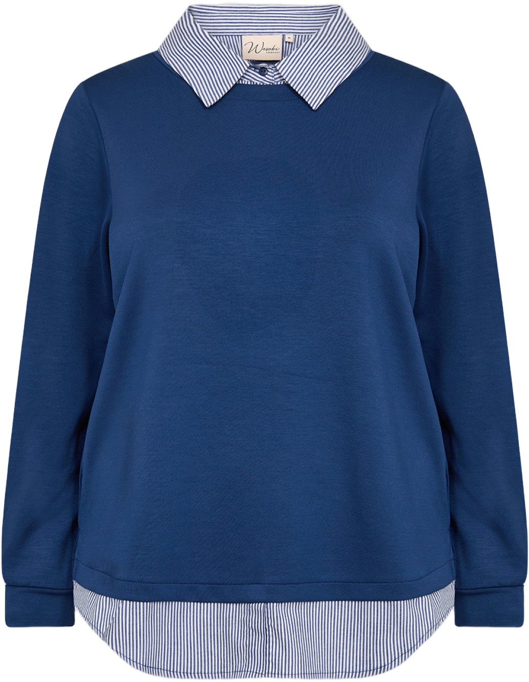 Curvy Wasabina 63 Sweatshirt Blå