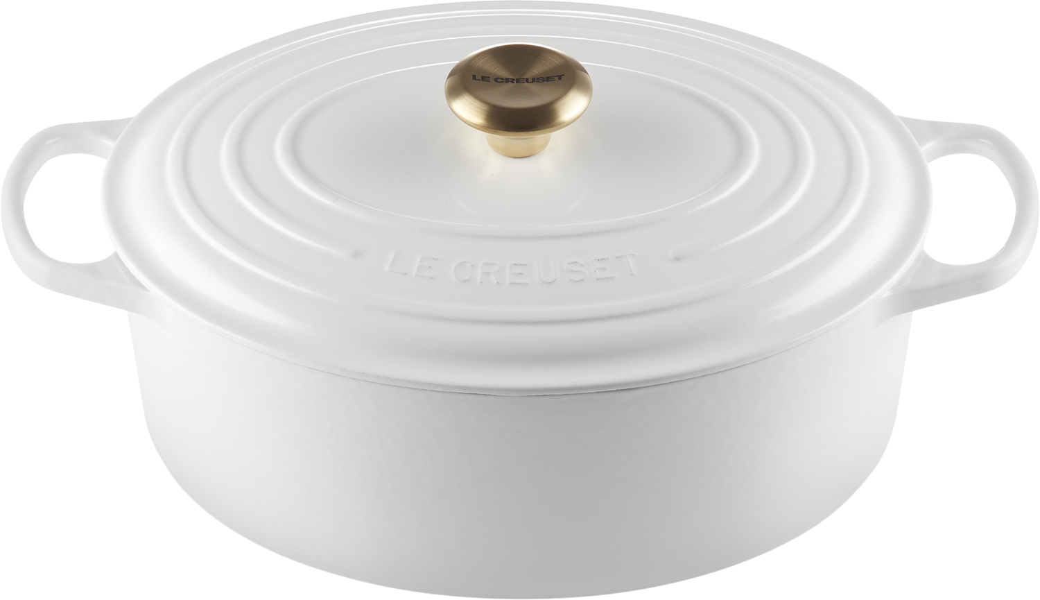 Oval Gryde 31cm White