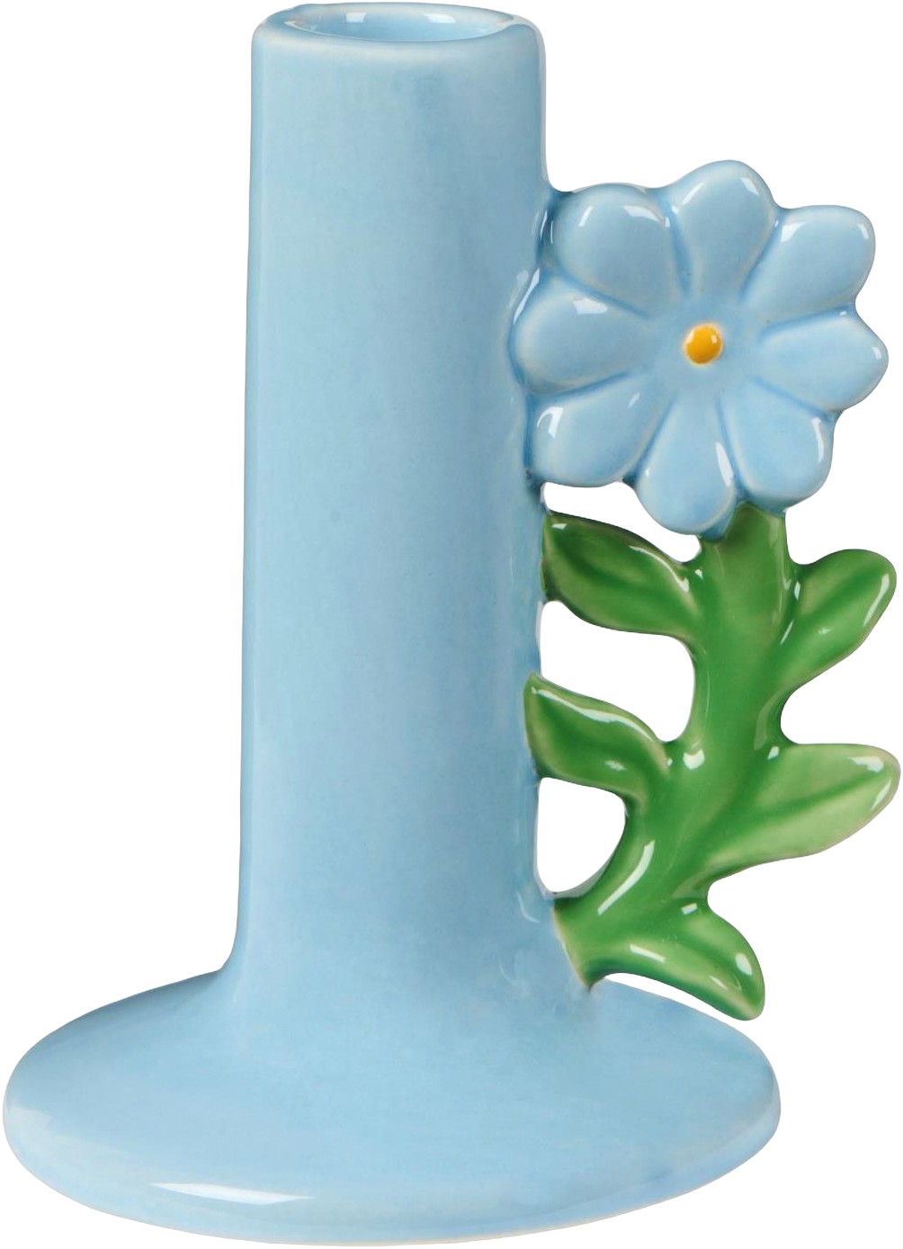 Stage t/2,2 cm lys Støvblå M/støvblå Blomst