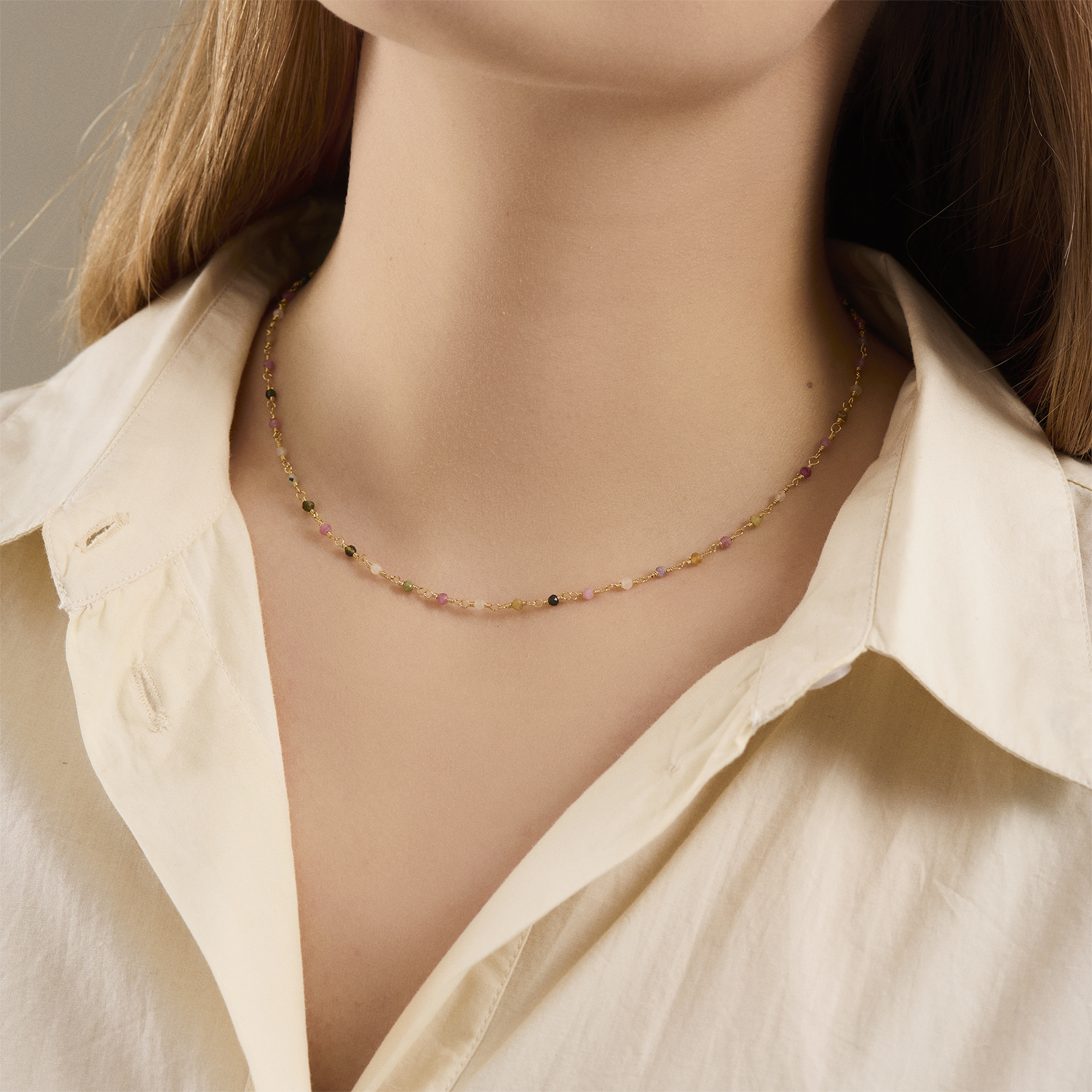 Shade Necklace Length 4045 Cm