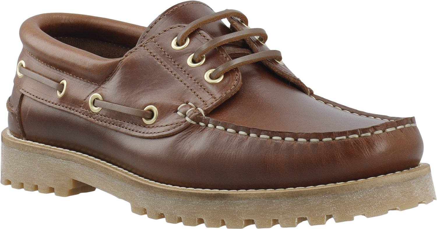 Biagreg Boat Shoe Pull Up Leather