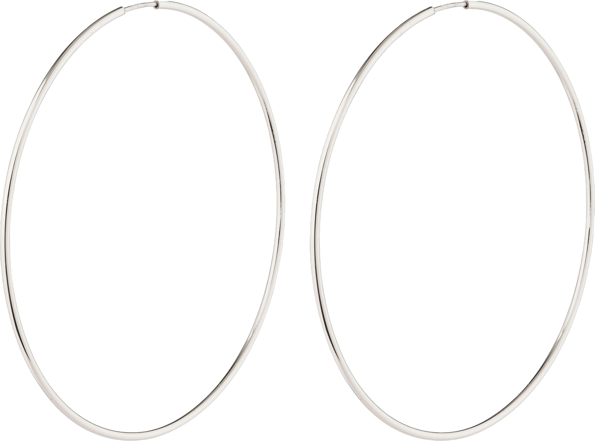 Sanne Xlarge Hoop Earrings Silver-plated