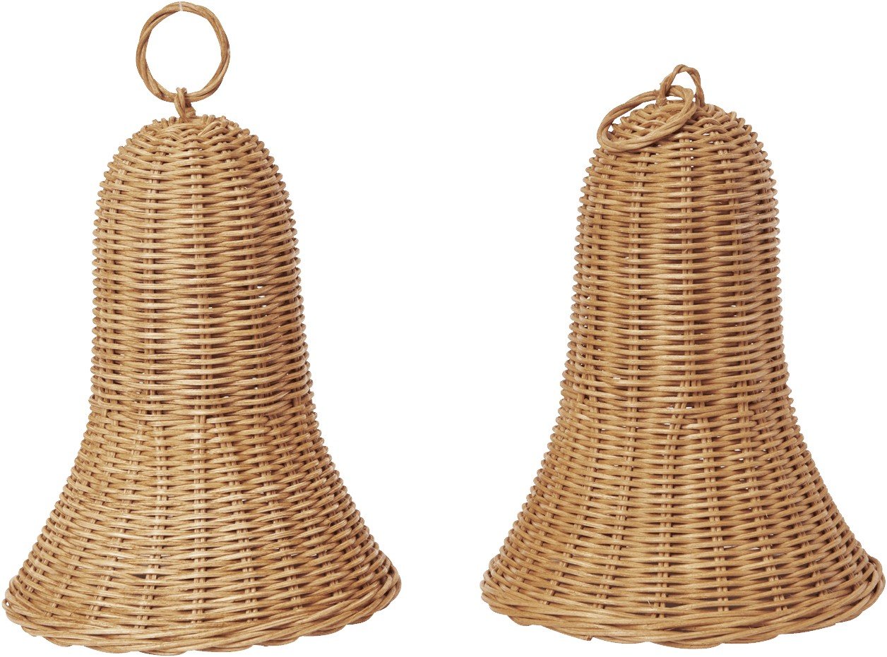 Braided Bells Set of 2 - Natural