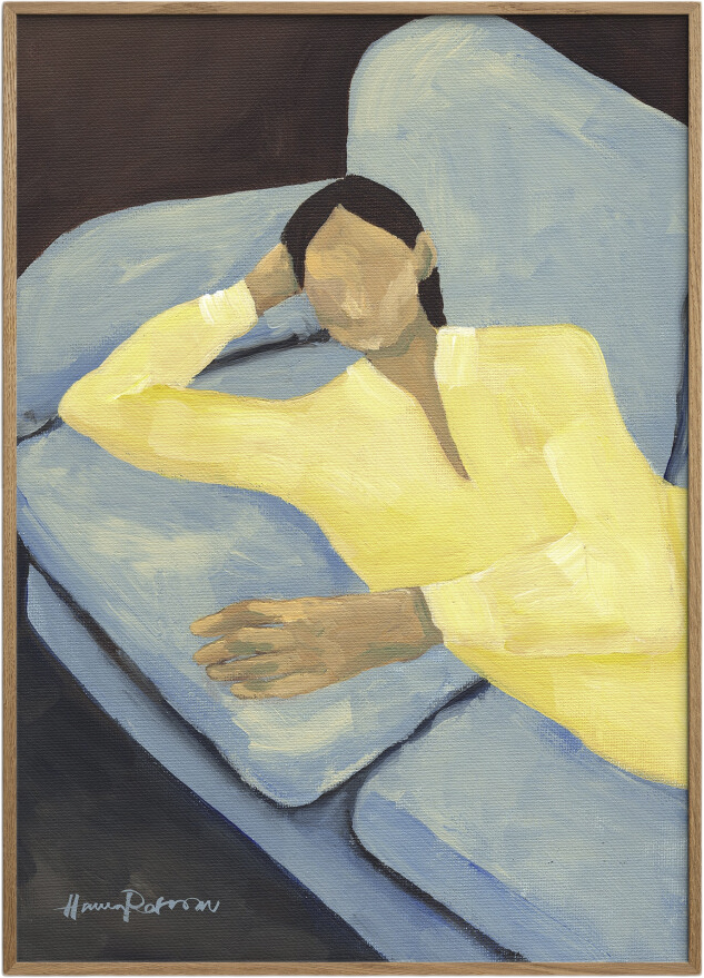 The Poster Club X Hanna Peterson Blue Sofa